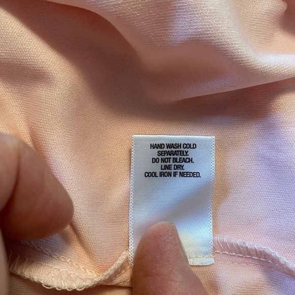 Studio Badgley Mischka pink silver jeweled bell sleeve blouse XL - Picture 7 of 8